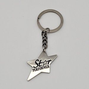 Star Performer Keychain Keyring